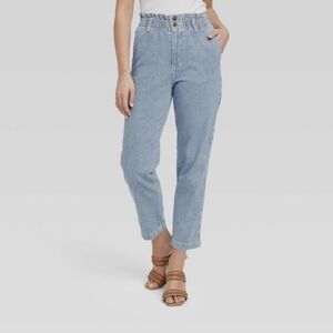 Universal Thread Railroad Stripe High-Waisted Jeans